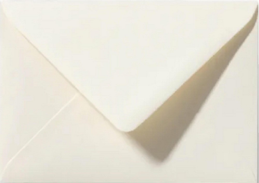 Envelop offwhite 11,4x16,2 cm