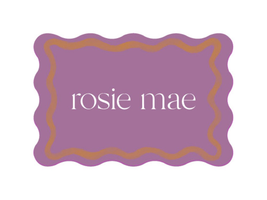 Geboortekaartje meisje bijzondere vorm golvend paars - Rosie Mae