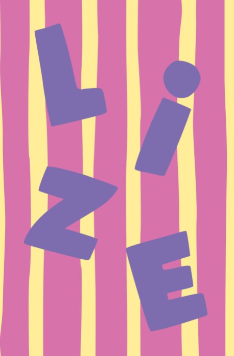 Geboortekaartje Strepen groot - Lize