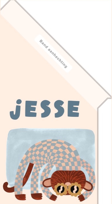 Geboortevlag jongen aap - Jesse