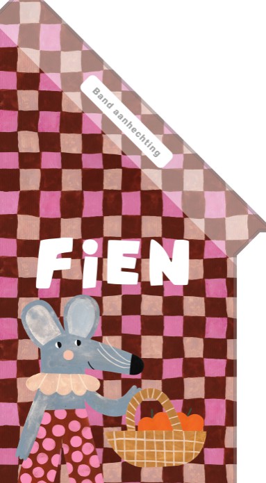 Geboortevlag meisje muis - Fien