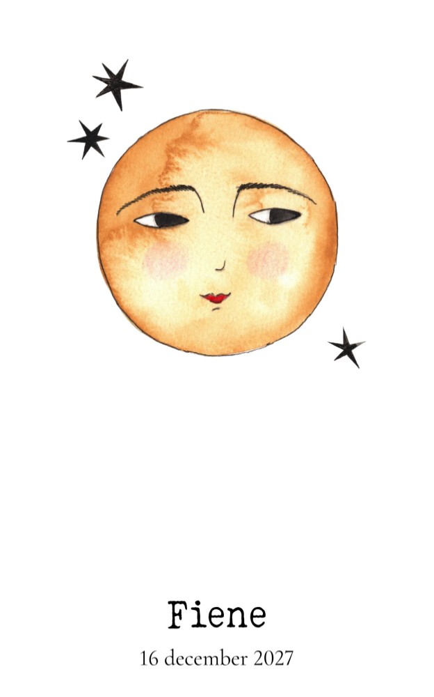 Geboortekaartje zon Fiene