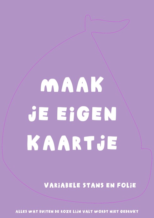 Kaart zelf maken | Enkel 15x21 - bootvorm