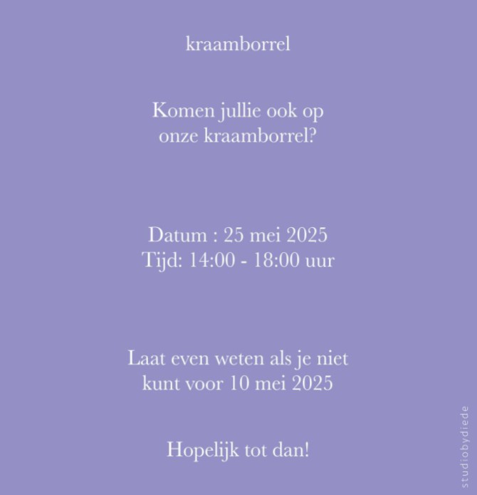 kaart achterzijde
