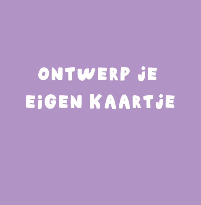 Maak je eigen kaartje enkel 15x15 - STANS