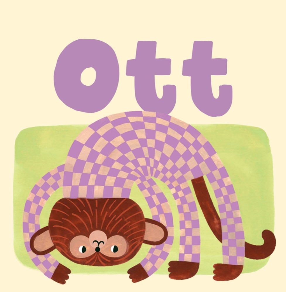 Ott | Geboortekaartje aap