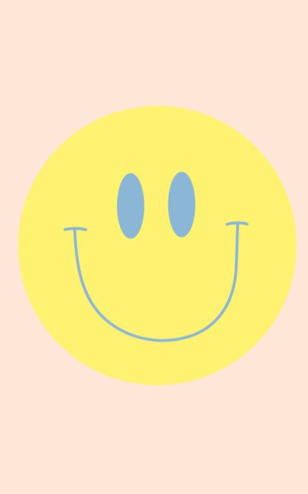 Persoonlijke postzegel smiley geel