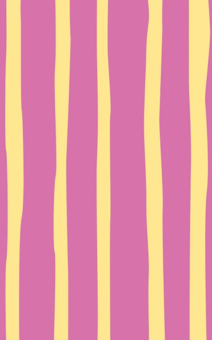 Persoonlijke postzegel  streep groot - roze