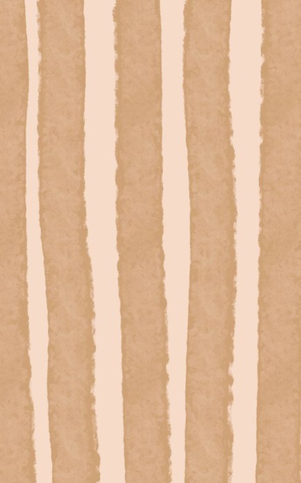 Persoonlijke postzegel watercolor streep - oranje