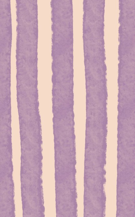 Persoonlijke postzegel watercolor streep - paars