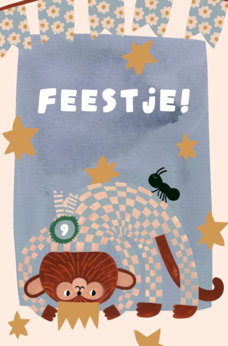 Verjaardagsfeestje aap